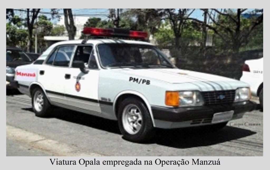 Viatura Opala  - Utilizada  na Operação Manzuá