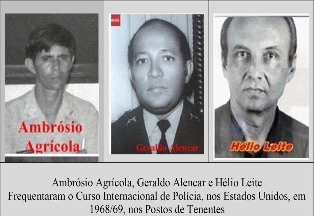 Oficiais da Paraíba que participaram do Curso Internacional de Polícia, nos Estados Unidos